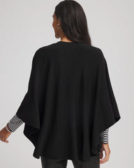 Crepe Open-Front Ruana