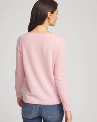 Embellished Cashmere Pullover Sweater