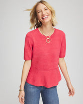 Pullover Peplum Sweater