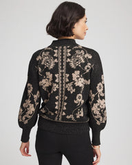 Bryne Jacquard Mockneck Pullover