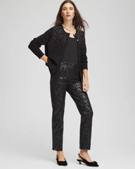 Ombré Rhinestone Cardigan