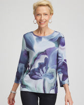 Pima Button Sleeve Tee