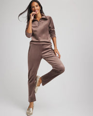 Zenergy® Velour Tapered Ankle Pants