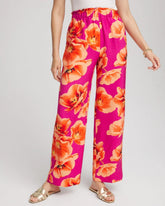 Tropical Smocked Pull-On Pants