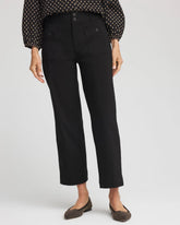 Emme Four Pocket Straight Cropped Pants