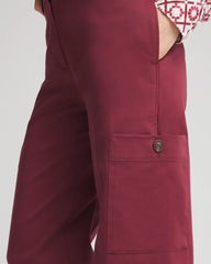 Sateen Cargo Pants