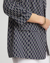 Printed Soft Crepe Blazer