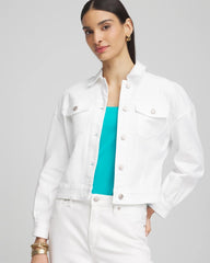 Embroidered Relaxed Denim Jacket