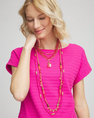 Convertible Beaded Pendant Necklace