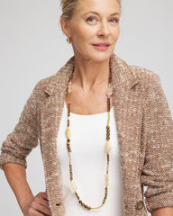 Tiger's Eye Single-Strand Necklace