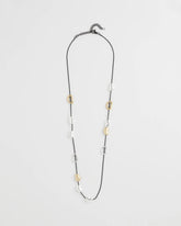 Mixed-Metal Charm Necklace