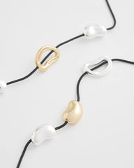 Mixed-Metal Charm Necklace