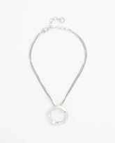 Short Circle Pendant Necklace