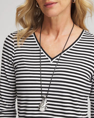 Silvertone Adjustable Pendant Necklace