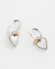 Heart Charm Earrings
