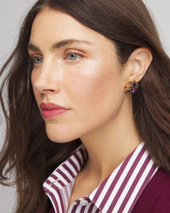 Spider Web Glitz Earrings