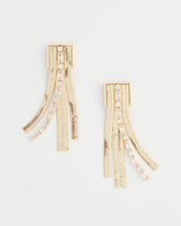 Snake Chain Linear Earrings
