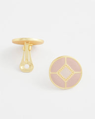 No Droop® Enamel Clip-On Earrings