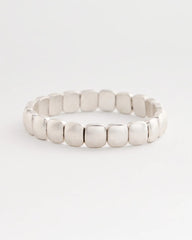 Silvertone Stretch Bracelet