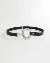 Silver Toggle Trouser Belt