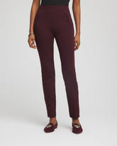 Petite Circle Jacquard Juliet Slim Ankle Pants