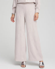 Petite Sequin Wide Leg Pant