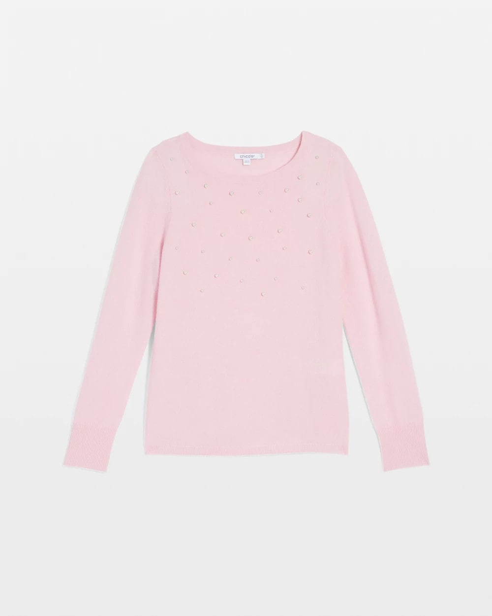 Embellished Cashmere Pullover Sweater