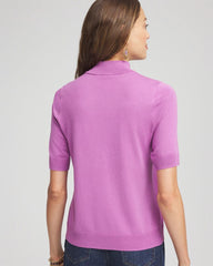 Ella Elbow Sleeve Mockneck Sweater