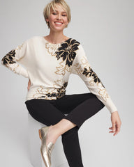 Ella Dolman Artisanal Pullover Sweater