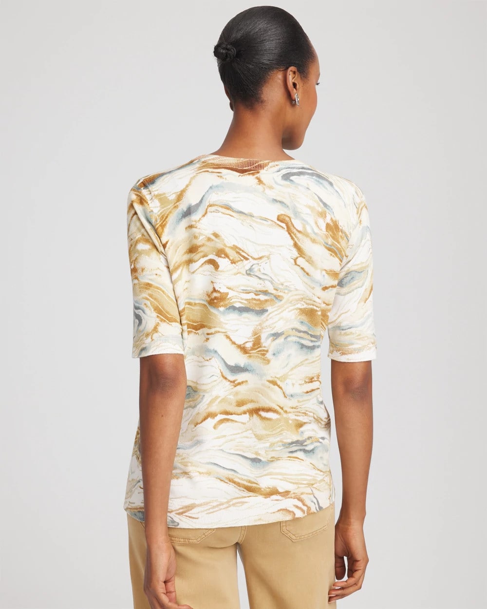 Printed Crewneck Sweater