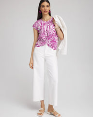 Jungle Inverted Knot Front Tee