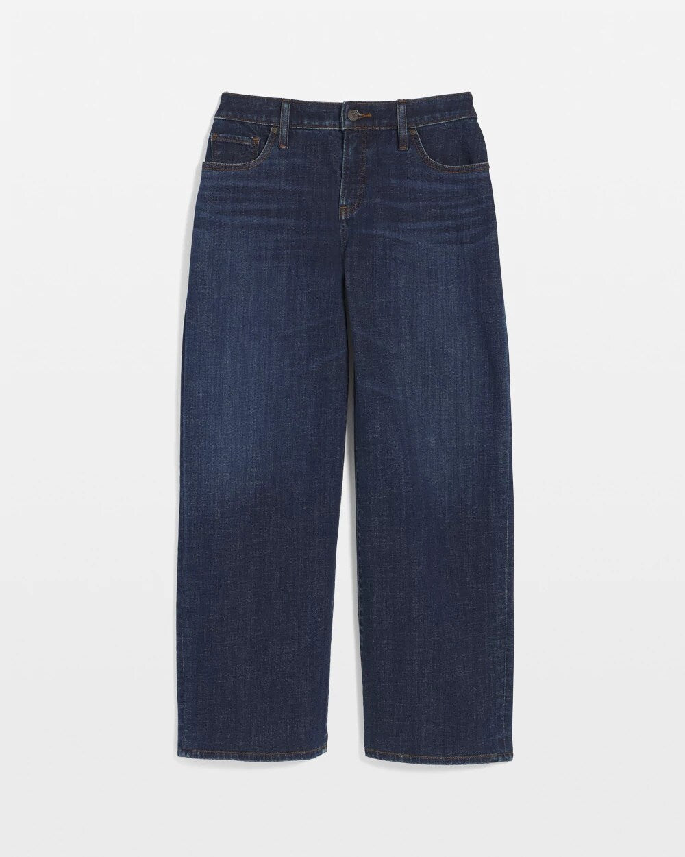 Girlfriend Cropped Wide-Leg Jean