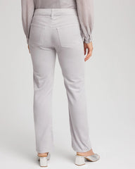 Velveteen Pull-On Flared Jeans