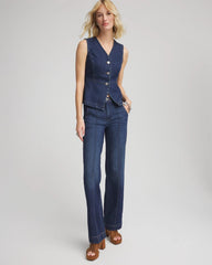 High-Rise Straight Fit Jeans