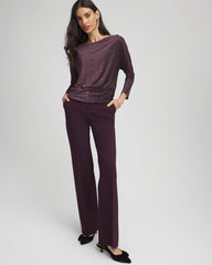 Emme Wide-Leg Trouser Ponte Pants