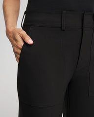 Bi-Stretch Straight Ankle Pants