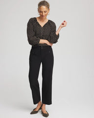Emme Four Pocket Straight Cropped Pants