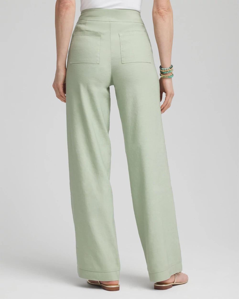 Linen Stretch Relaxed Pants