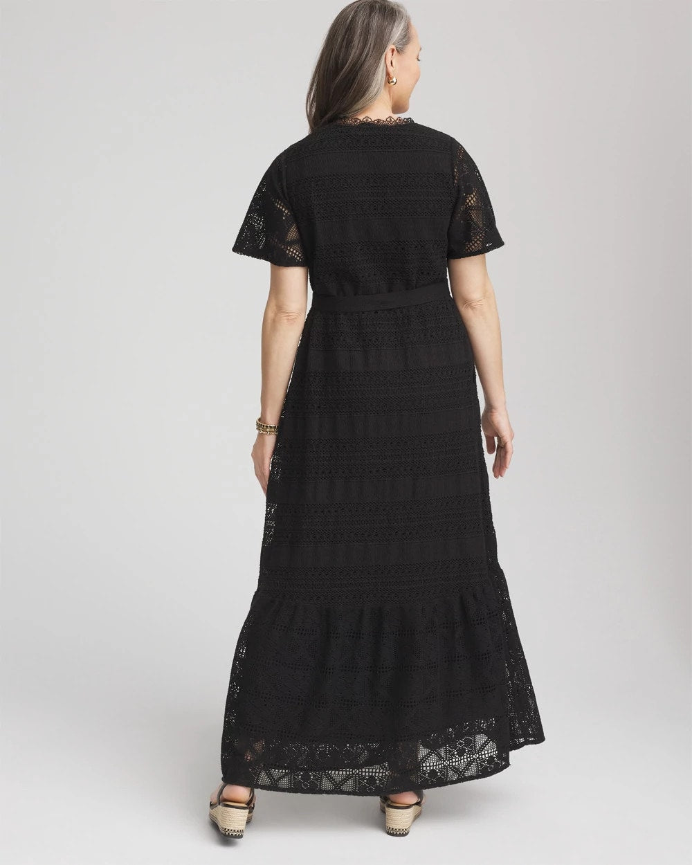 Crochet-Lace Maxi Dress