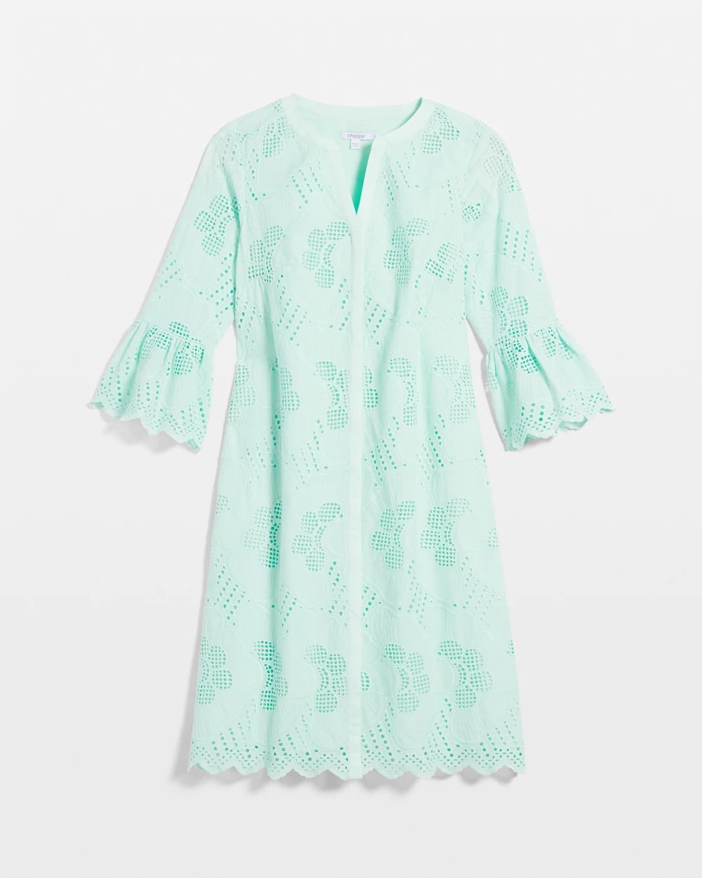 Eyelet Cotton Voile Dress