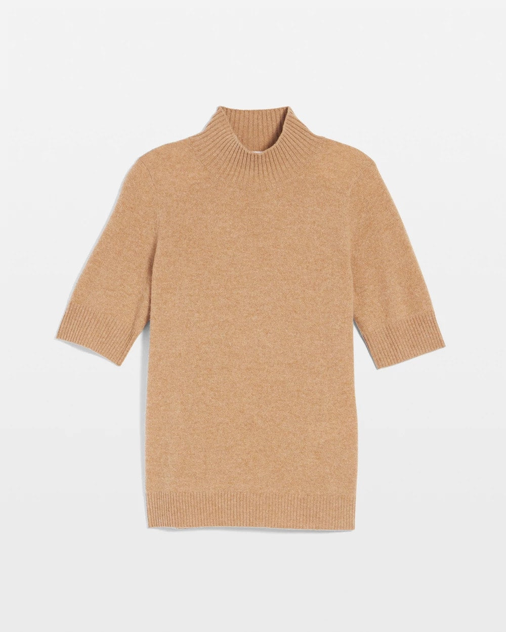 Cashmere Elbow-Sleeve Sweater
