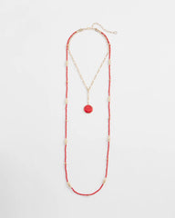 Convertible Beaded Pendant Necklace