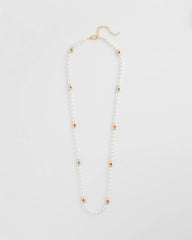 Goldtone Faux Pearl Single-Strand Necklace