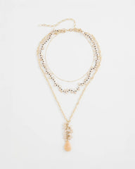 Convertible Rose Quartz Pendant Necklace