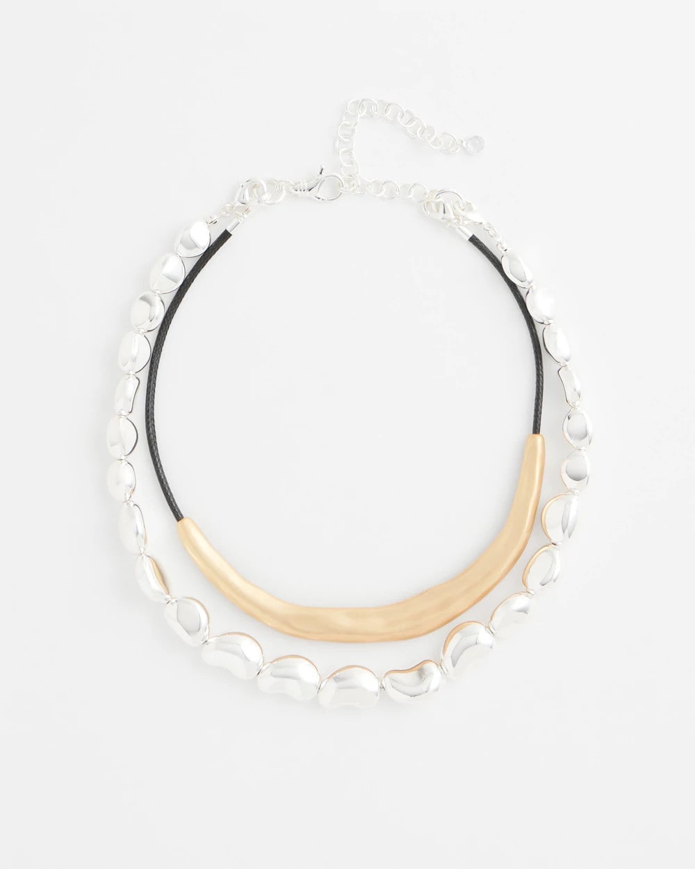 Mixed-Metal Collar Necklace