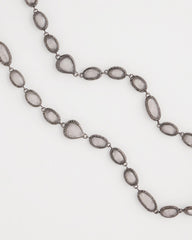 Frosted Quartz Single Strand Necklace