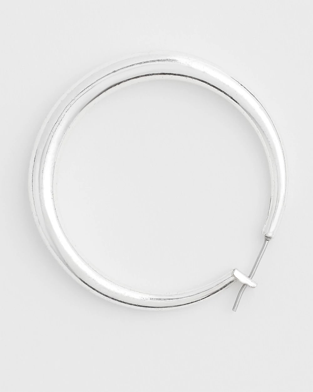 Cassie Silver-Tone Hoop Earrings