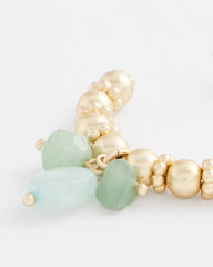 No Droop® Gem Beaded Hoop Earrings