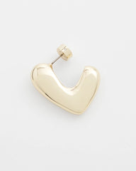 No Droop® Gold Tone Mini Hoops