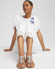 Beach Starfish T-Strap Sandals
